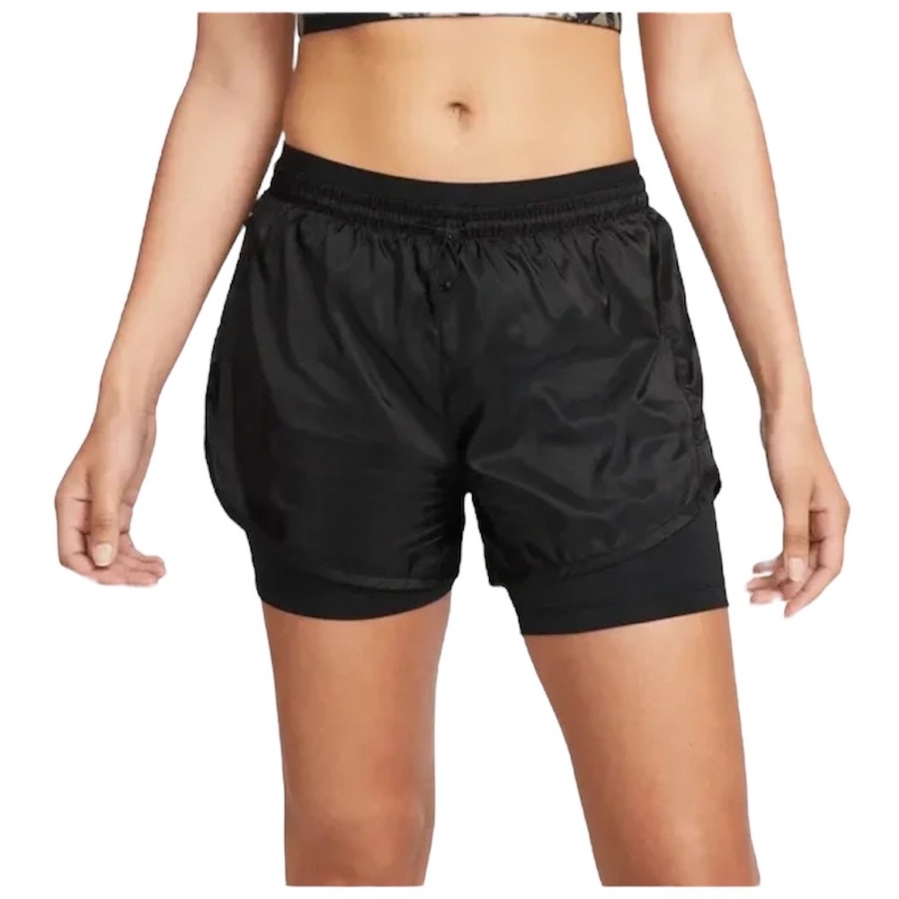 Nike🦎Icon Clash Tempo Layered Running Shorts🌵